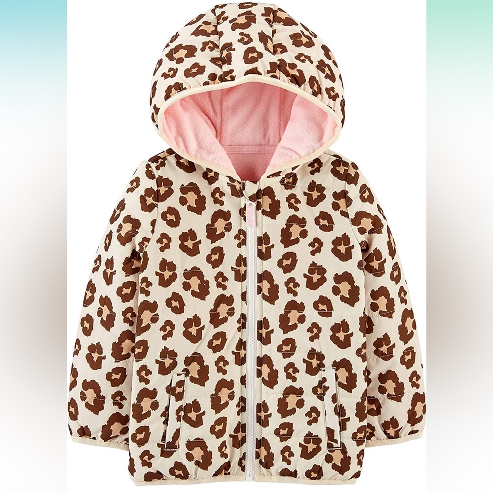 Carter’s leopard puffer jacket